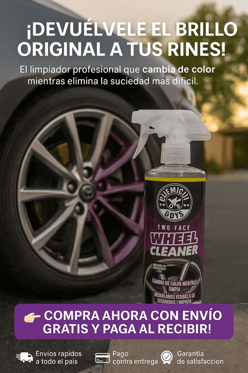 CHEMICALS - wheel cleaner-Rines y Llantas Impecables en Minutos