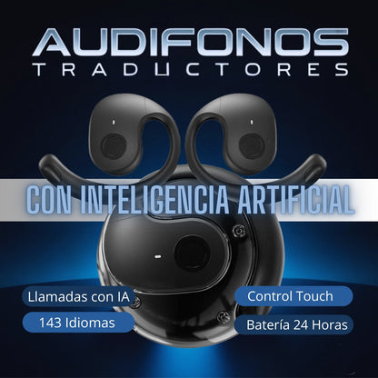 Auriculares Bluetooth de traducción con Inteligencia Artificial C1