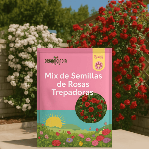 Organicidia® - Semillas Mixtas de Rosas Trepadoras x 100 semillas  upsell