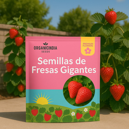 FLOREA - Semillas de Fresas gigantes
